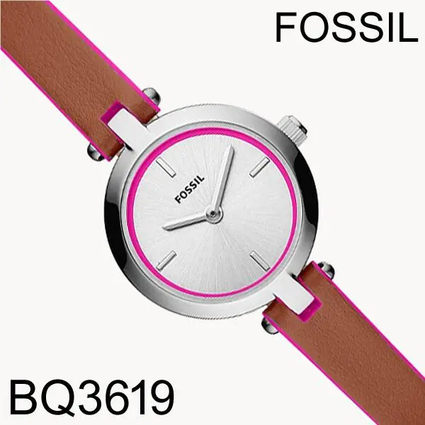 Fossil Kerrigan Mini Three-hand Brown Leather Watch BQ3619 Retail