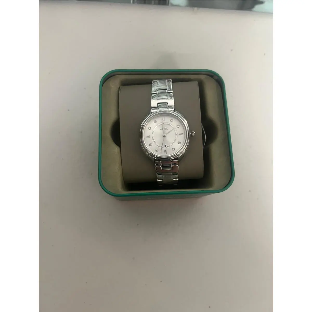 Fossil ES5069 Three-hand Date Stainless Steel Women`s Watch