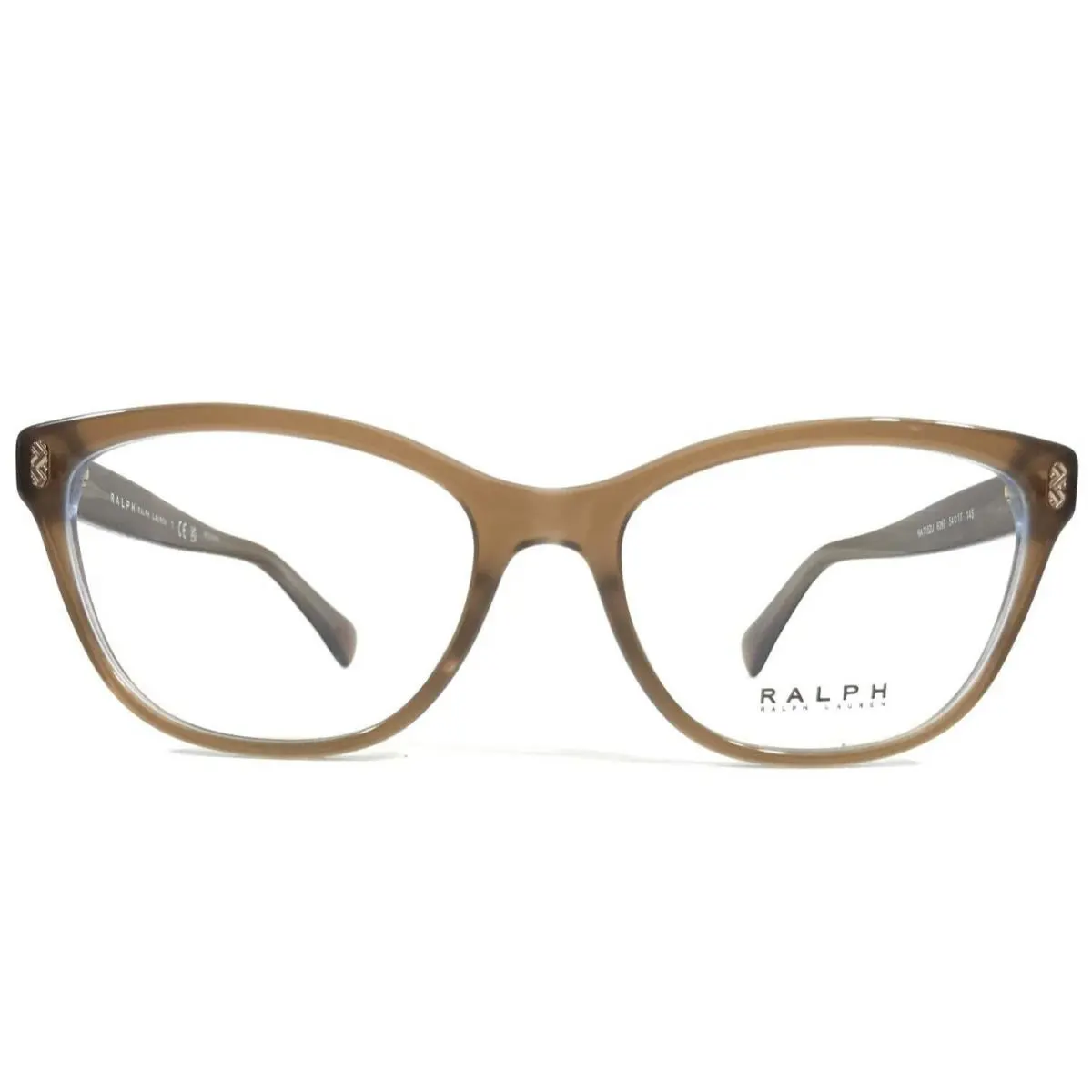Ralph Lauren RA7152U 6067 Eyeglasses - Transparent Brown/ Demo Lens 145-52-17mm