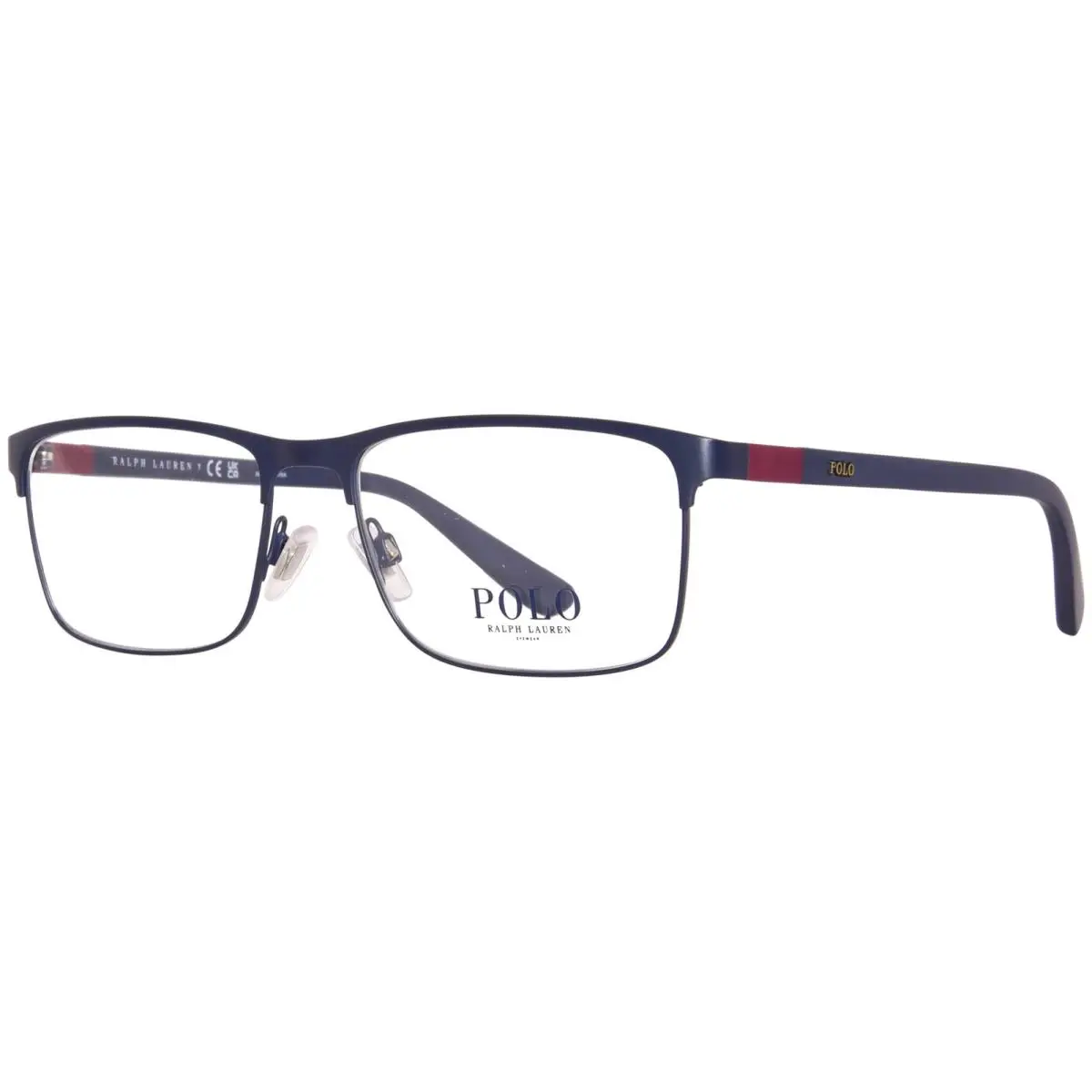 Polo Ralph Lauren PH1190 9303 Eyeglasses Men`s Matte Navy Blue Full Rim 56mm