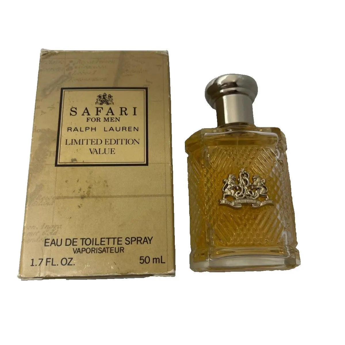 Safari For Men by Ralph Lauren Limited Edition Edt Spray 1.7 oz Box Imperfect