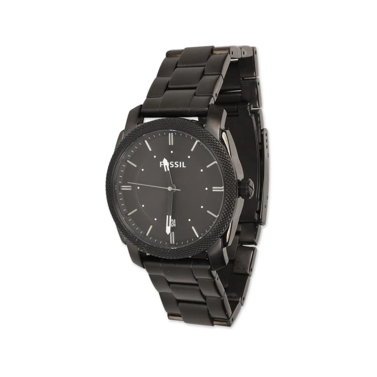 Machine Black Dial Black-plated Men`s Watch FS4775 by Fossil