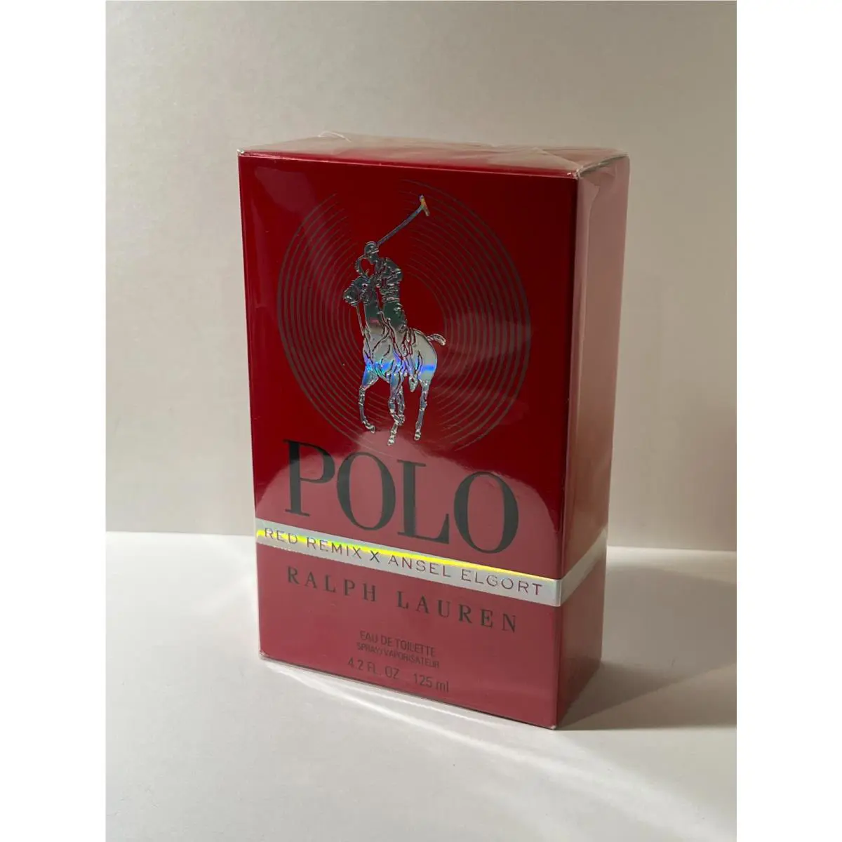 Polo Red Remix X Ansel Elgort Ralph Lauren 4.2 oz Edt