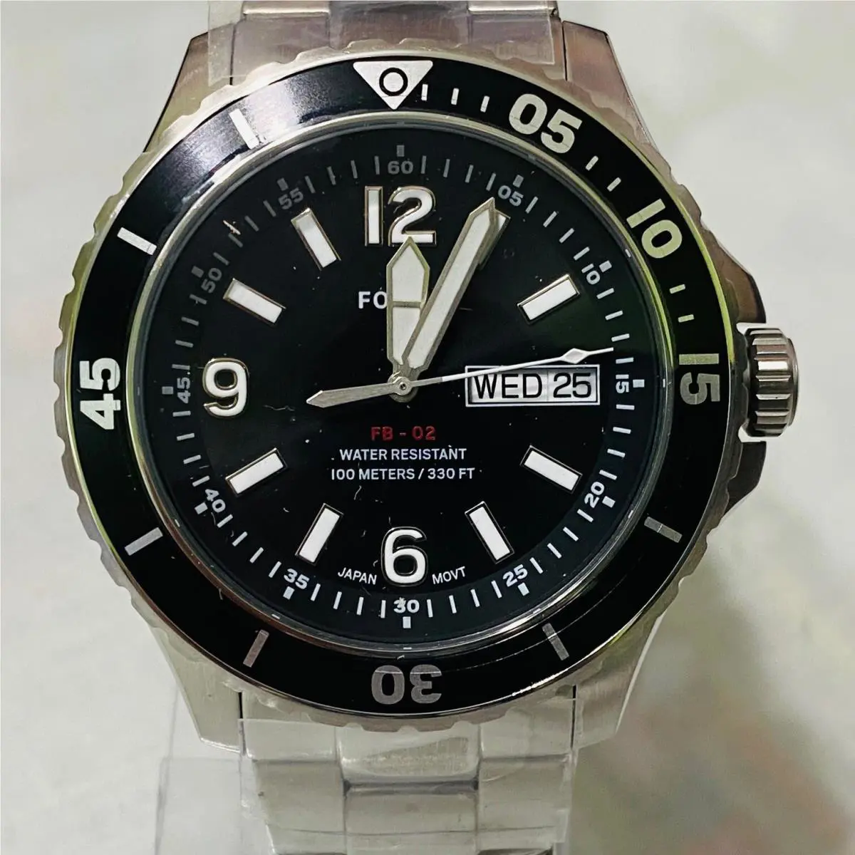 Fossil FS5687 Men`s FB-02 Stainless Steel Bracelet Watch