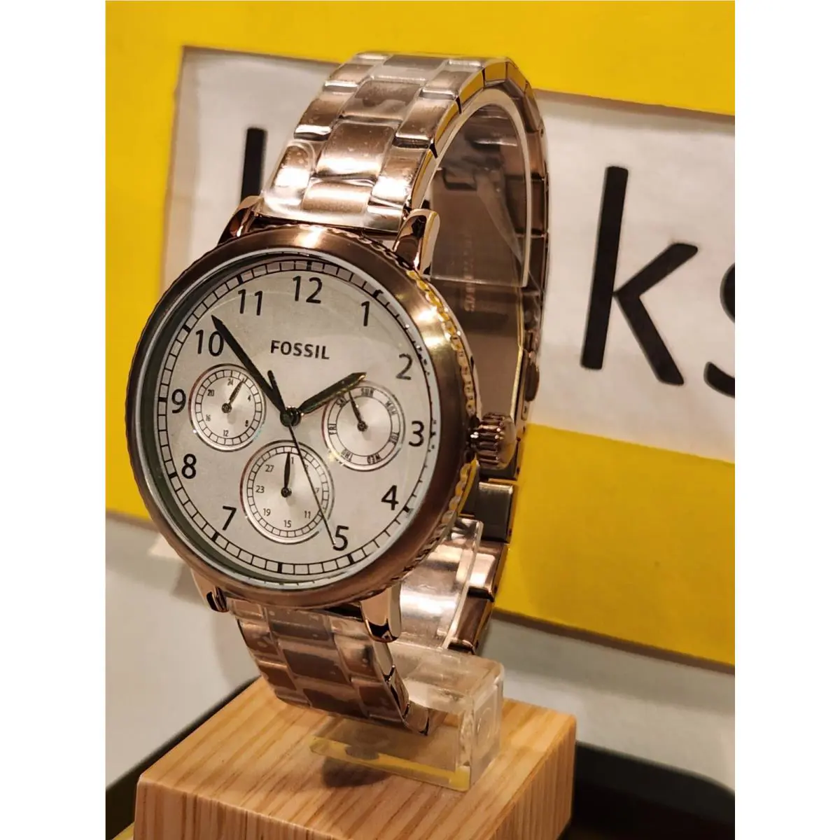 Fossil Airlift Multifunction Antique Gold Men`s Watch BQ2630
