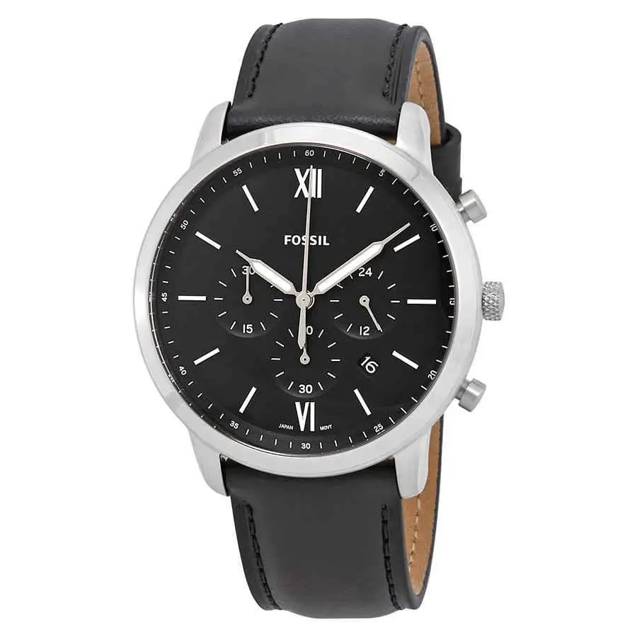 Fossil Neutra Chronograph Quartz Black Dial Men`s Watch FS5452