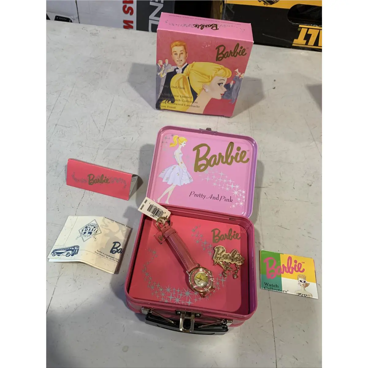 Barbie Pretty In Pink Fossil Watch in T