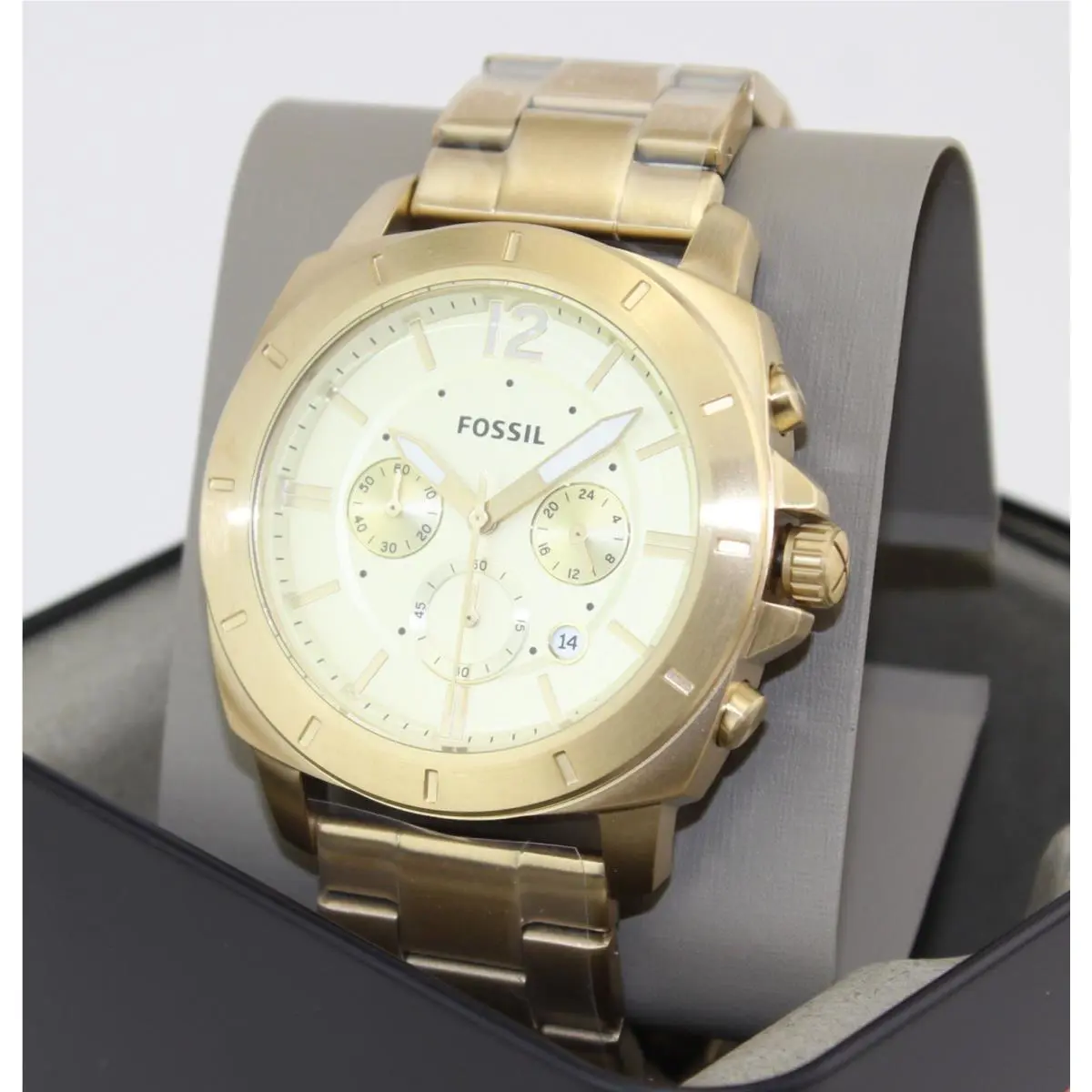 Fossil Privateer Sport Gold Chronograph BQ2694 Men`s Watch