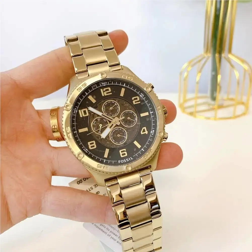 Fossil BQ2667 Brox Automatic Gold-tone Stainless Steel Watch