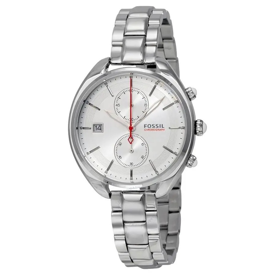 Women`s Racer Analog Silver Dial Watch - CH2975 by Fossil