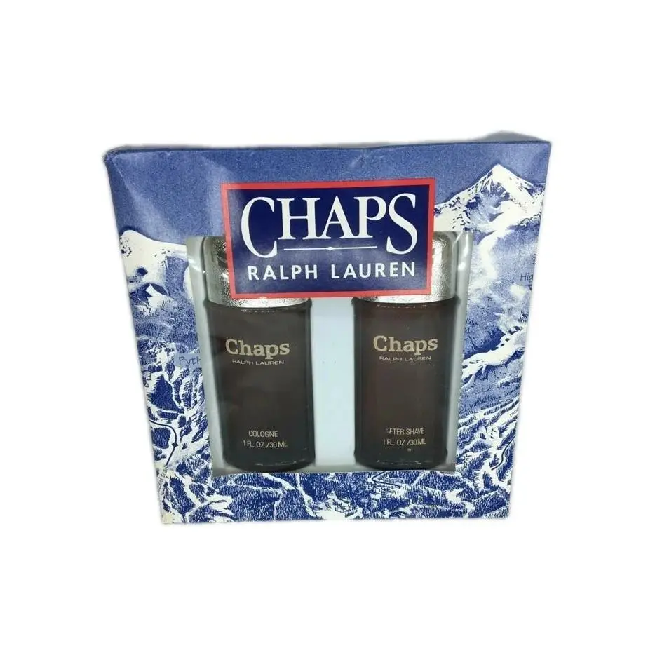 Chaps by Ralph Lauren Set: Cologne 1 oz and After Shave 1 oz Box Imperfect