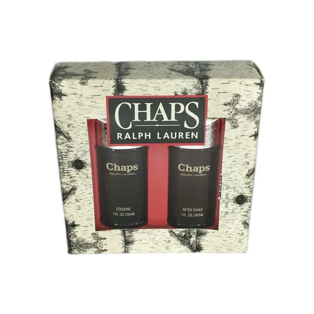 Chaps by Ralph Lauren Set: Cologne 1 oz and After Shave 1 oz Box Imperfect