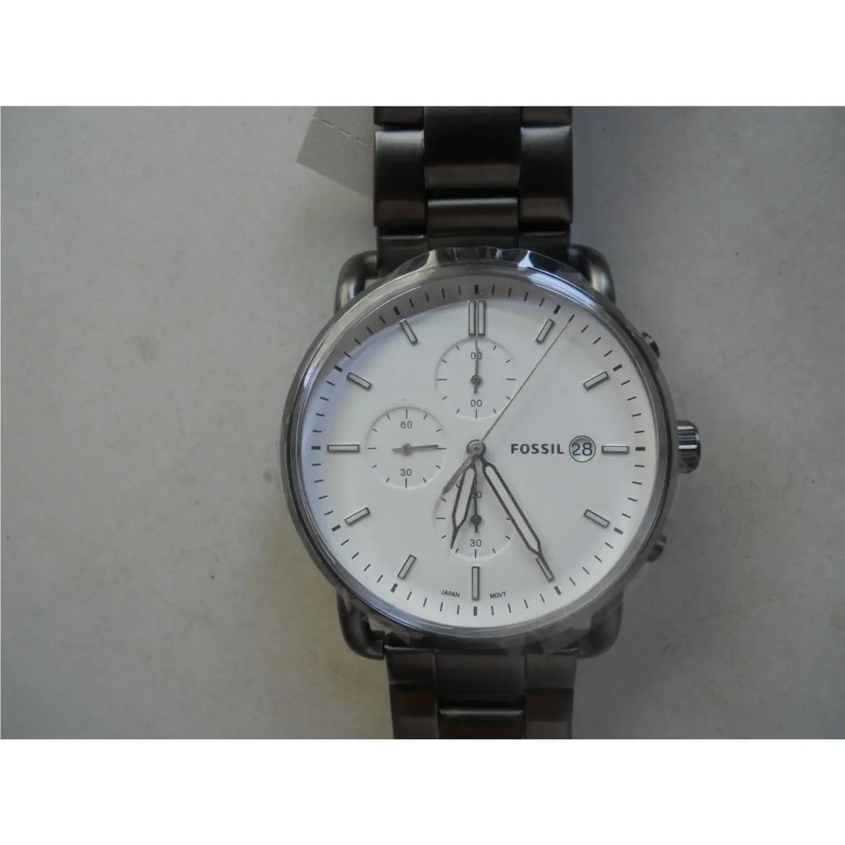 Fossil Men`s Quartz Battery Steel Metal Water Resistant Analog Watch