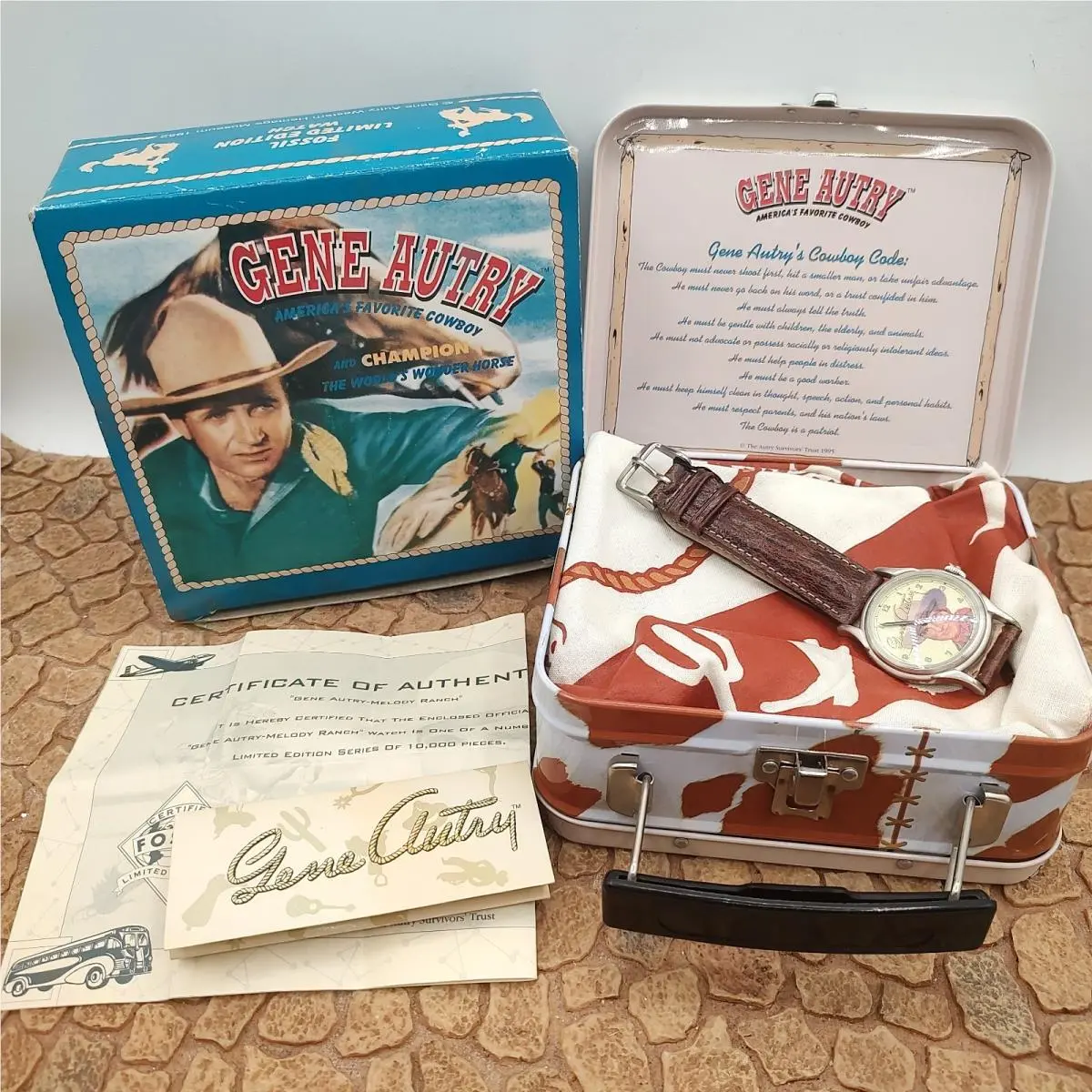 Limited Edition Gene Autry Watch Collectible Gifts 2692 of 10 000 by Fossil