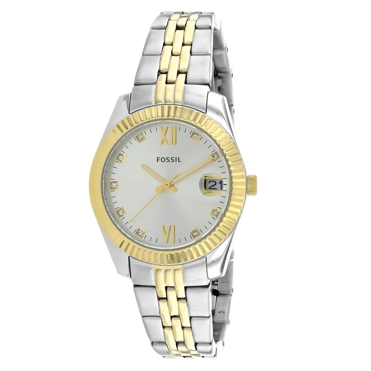 Fossil Women`s Scarlette Silver Dial Watch - ES4949