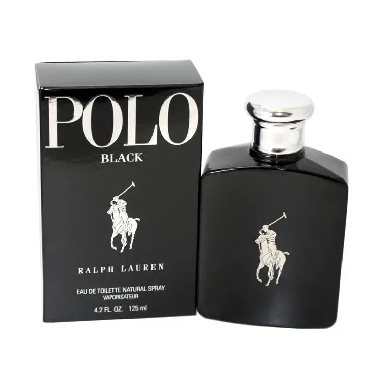 Ralph Lauren Polo Black Eau De Toilette Spray 4.2 Oz / 125 Ml