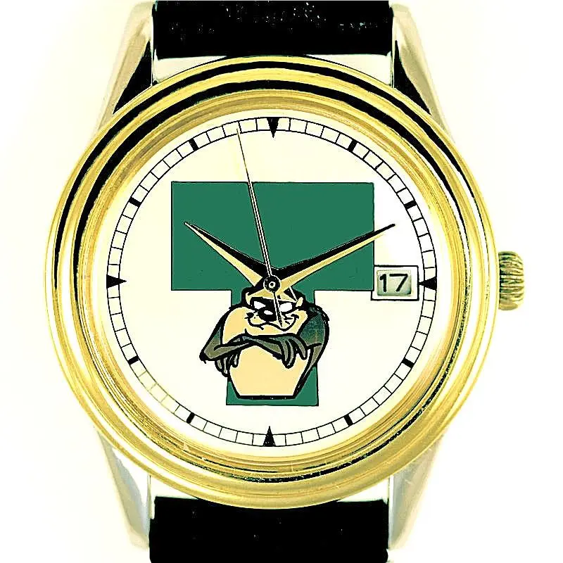 Taz Tasmanian Devil Date Easy Read Dial Fossil Warner Bros Watch