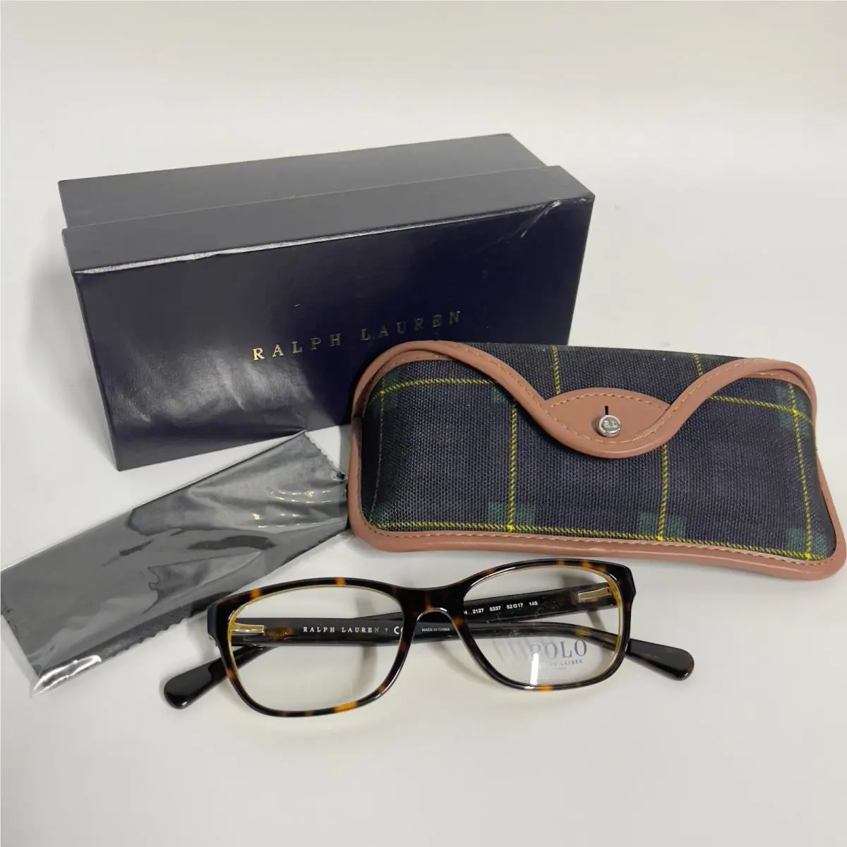 Polo Ralph Lauren PH2127 5337 Havana Eyeglasses 52-17-145 Unisex Frame