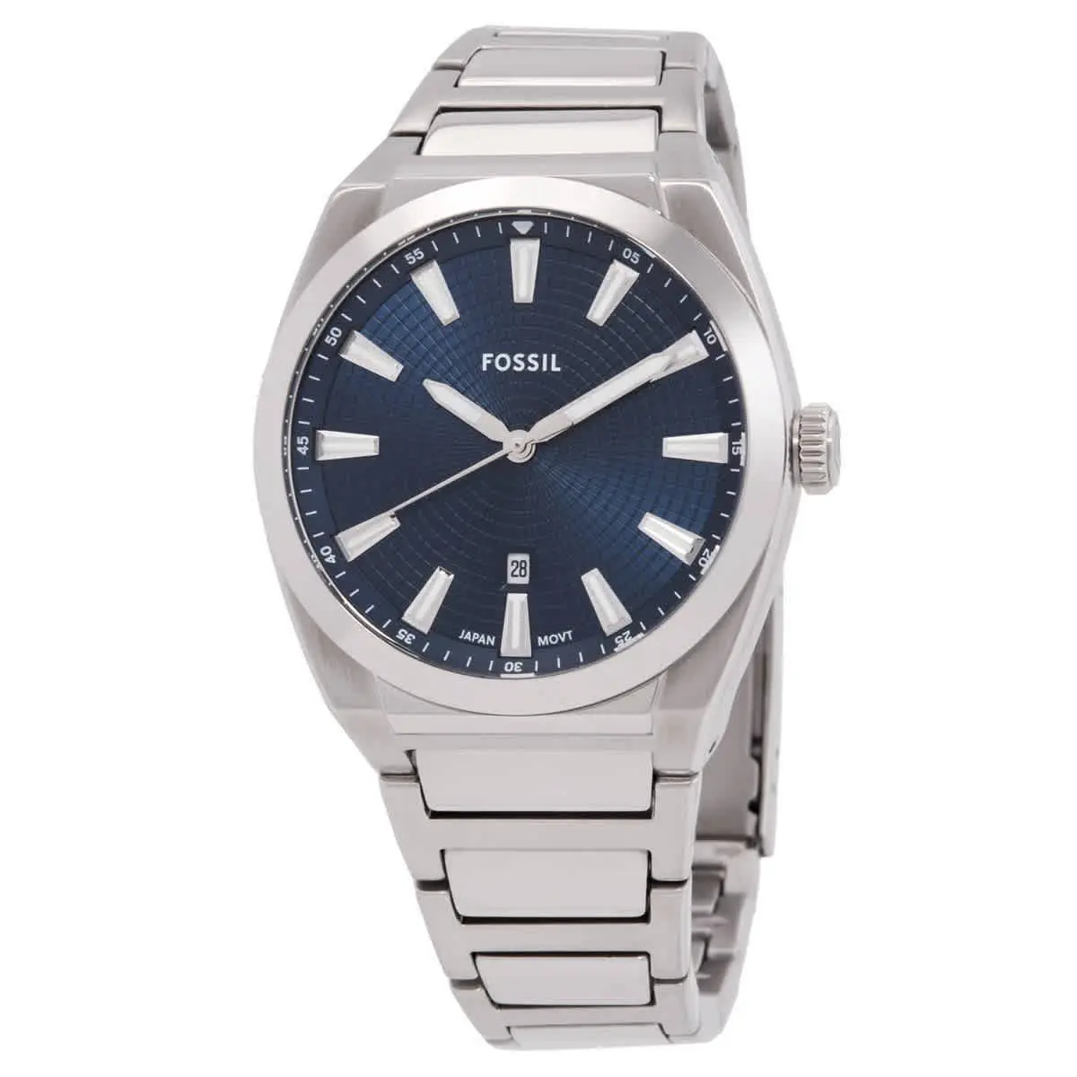 Fossil Everett Quartz Blue Dial Men`s Watch FS5822
