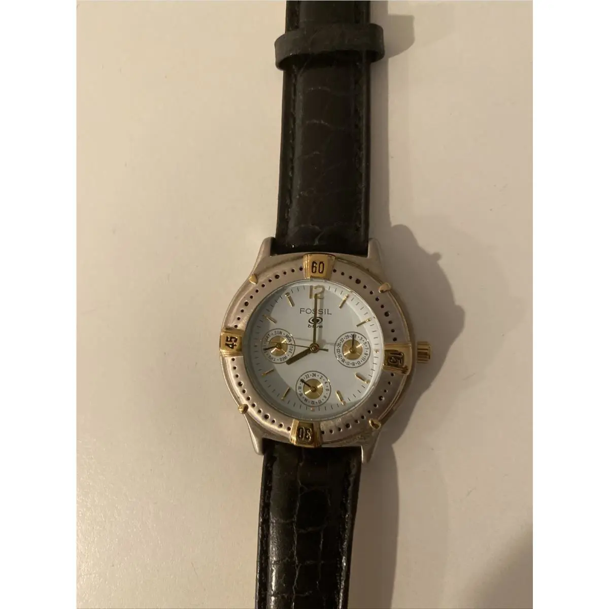 Fossil Blue Chronograph BQ-8770 Men’s Watch Mib Never Worn