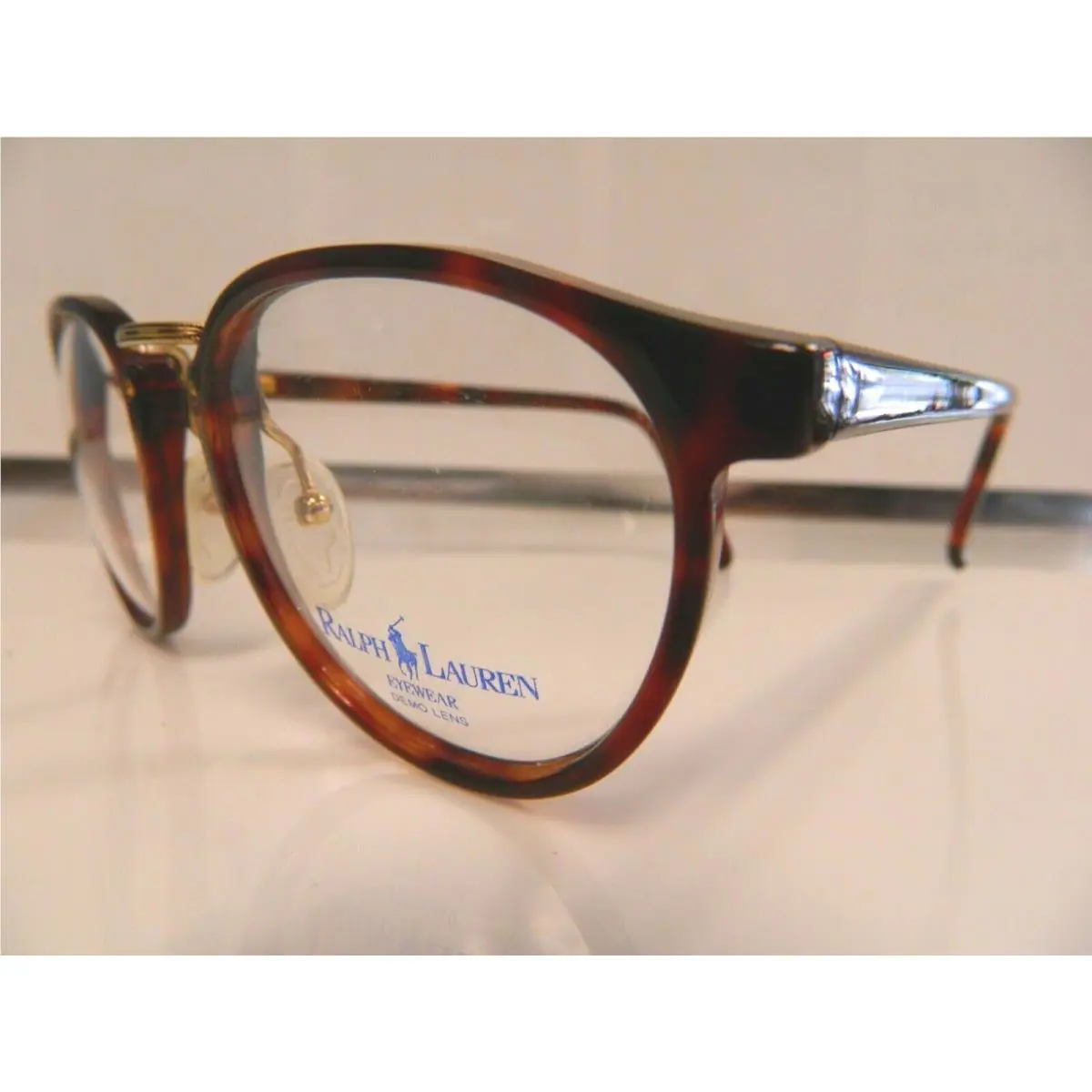 Vintage Polo Ralph Lauren Eyeglasses 512 Plastic Made France 50 20 Brown