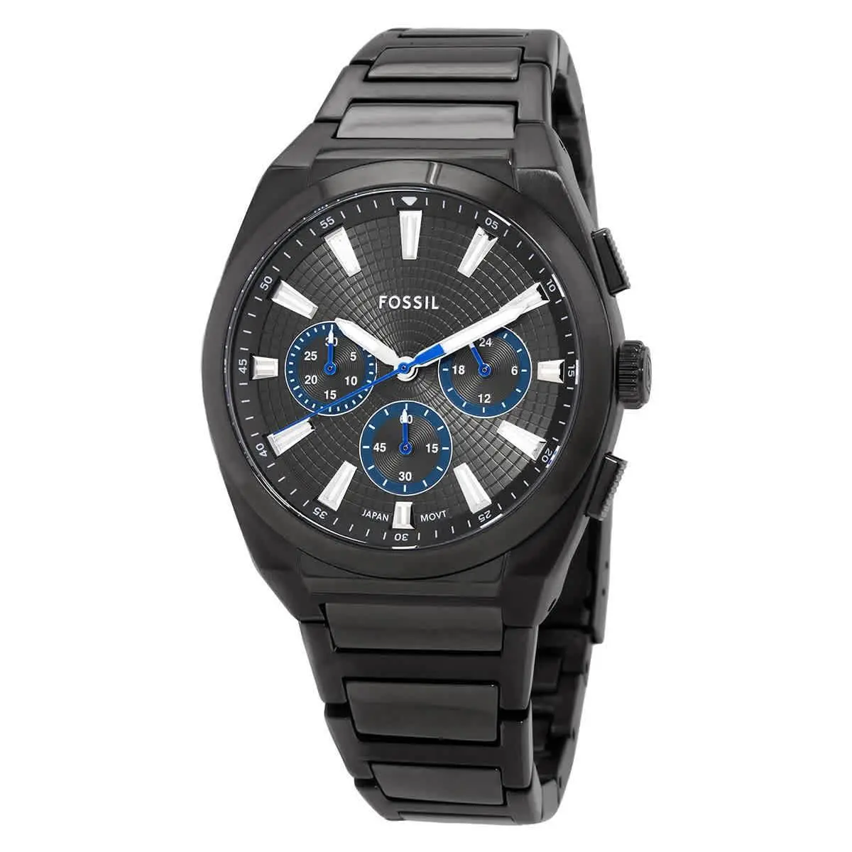 Everett Chronograph Quartz Grey Dial Men`s Watch FS6107 by Fossil