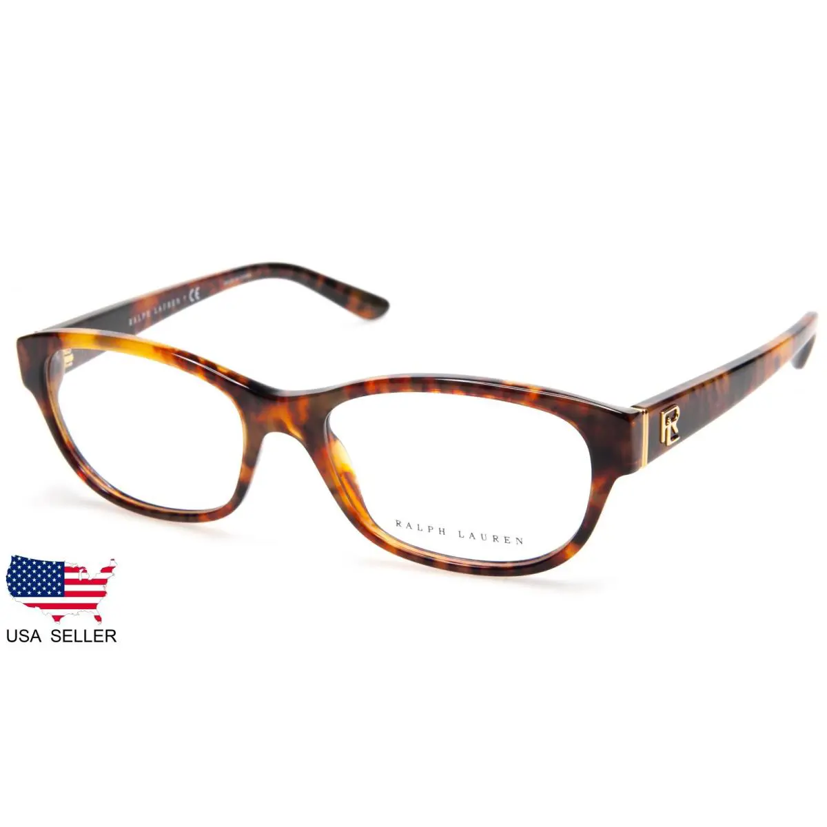 Ralph Lauren RL 6148 5017 Shiny Havana Eyeglasses Glasses 53-17-140 B36mm