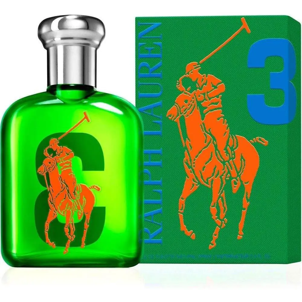 Men Ralph Lauren Polo The Big Pony 3 For Men 2.5 oz / 75 ml Edt