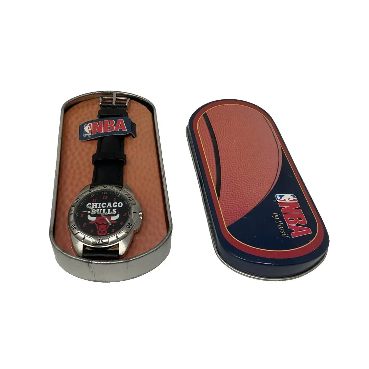 1997 Chicago Bulls Nba Commemorative Watch By Fossil in Case