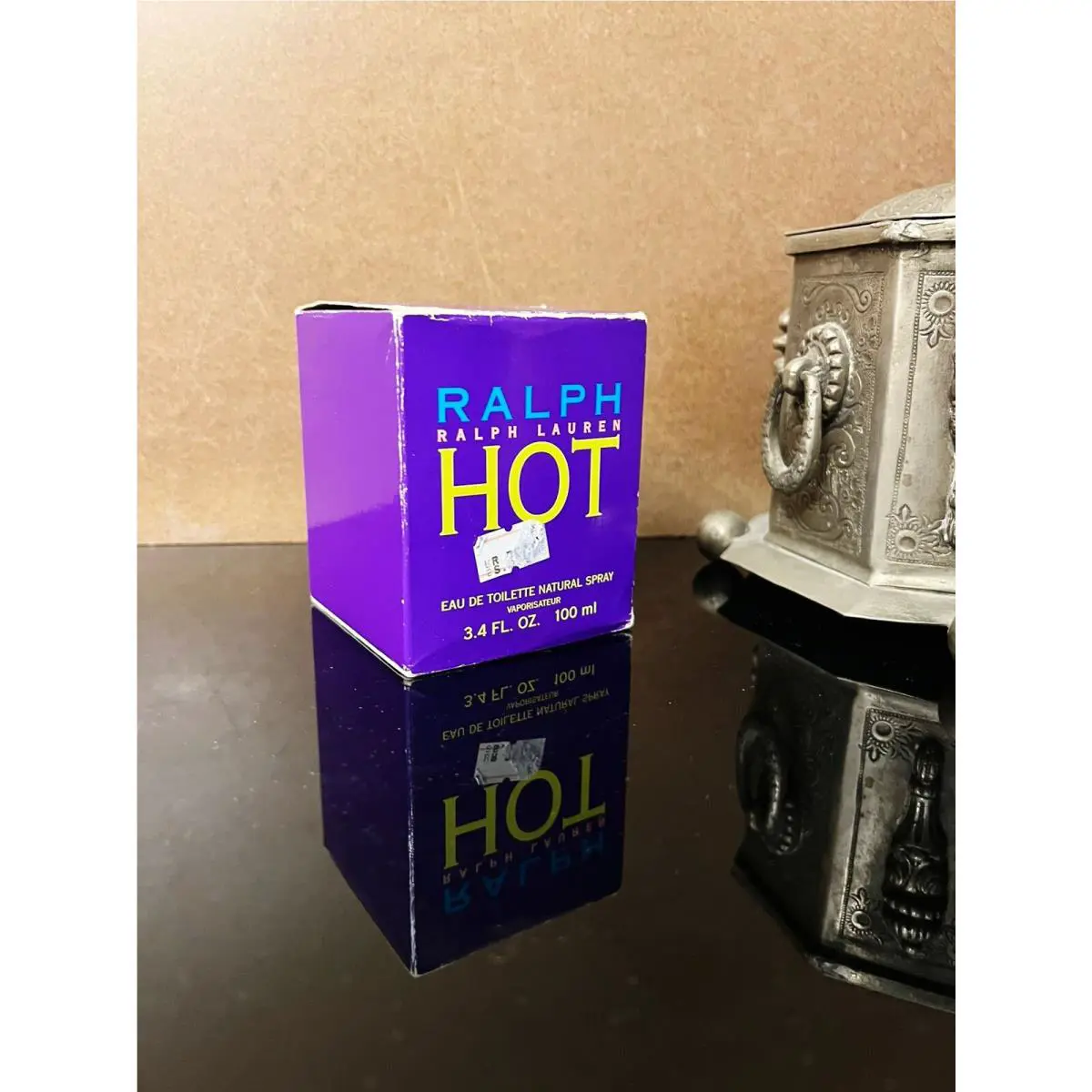 Ralph Lauren Hot Edt 100 ml 3.4 oz Women Spray Open Ultra Rare