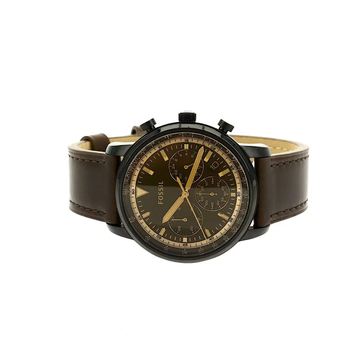 Fossil Goodwin Chronometer Leather Strap 44mm Watch F1136