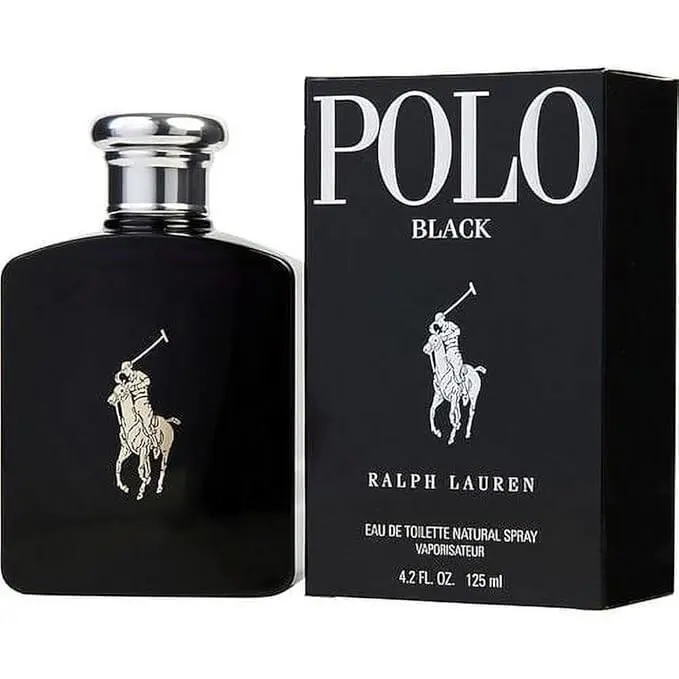 Polo Black by Ralph Lauren Eau de Toilette Spray For Men 4.2oz Box