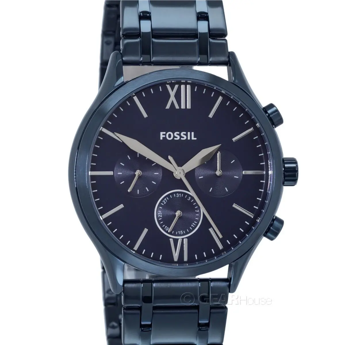 Fossil Fenmore Midsize Chronograph Navy Blue BQ2403 Men`s Watch