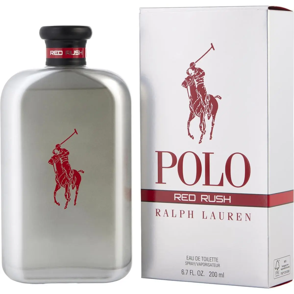 Ralph Lauren Polo Red Rush Edt Spray 6.7 oz / 200 ml For Men