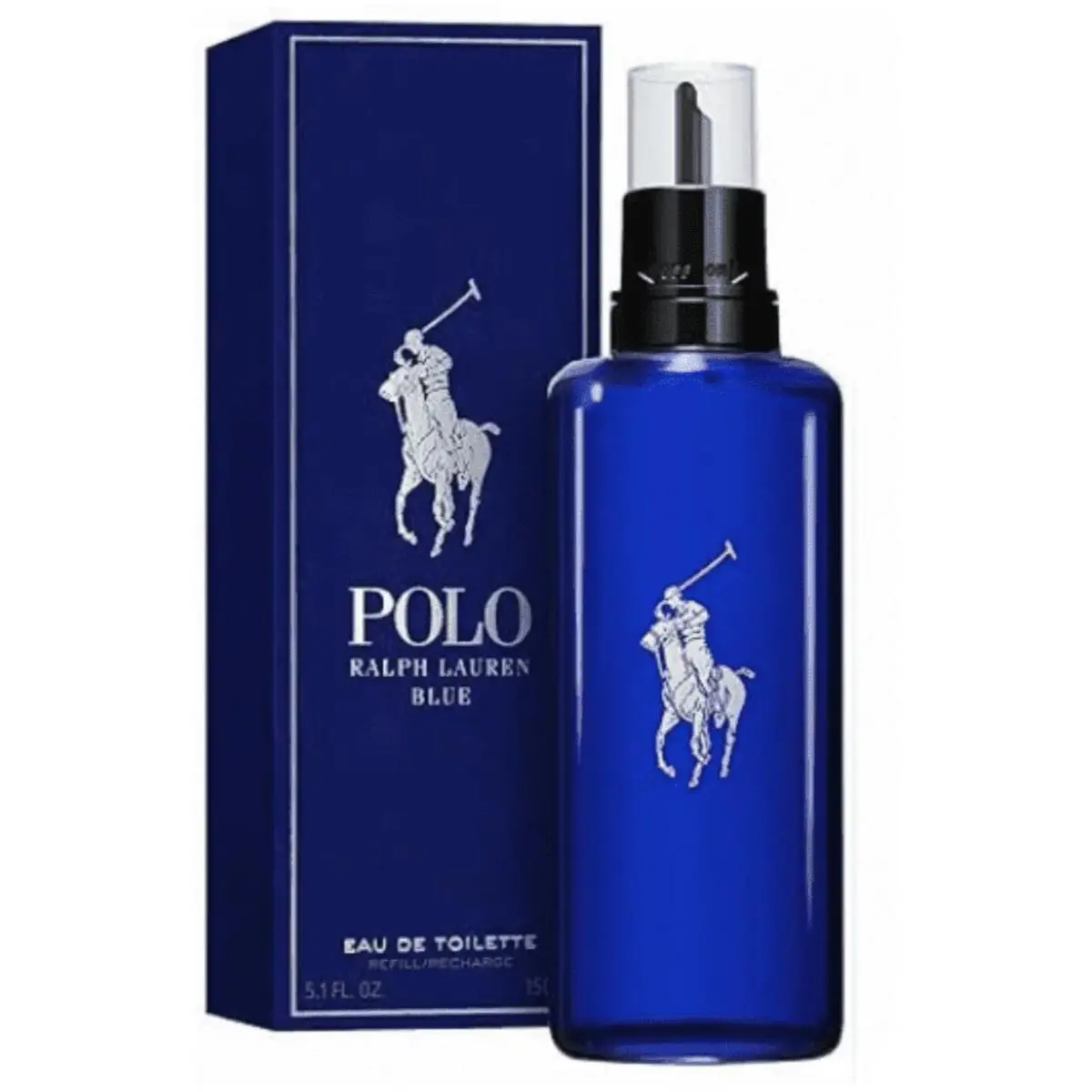 Polo Blue Cologne Perfume Ralph Lauren 5.1 Oz 150 ml Edt Eau De Toilette Refill