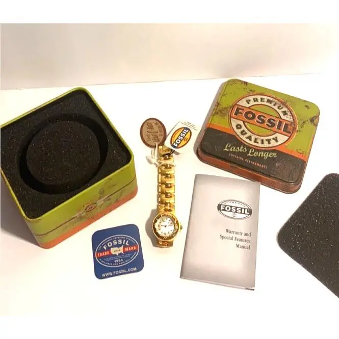 Vintage  Lady`s Watch Oil Can Series 4 Racers Choice in Case W/tags by Fossil