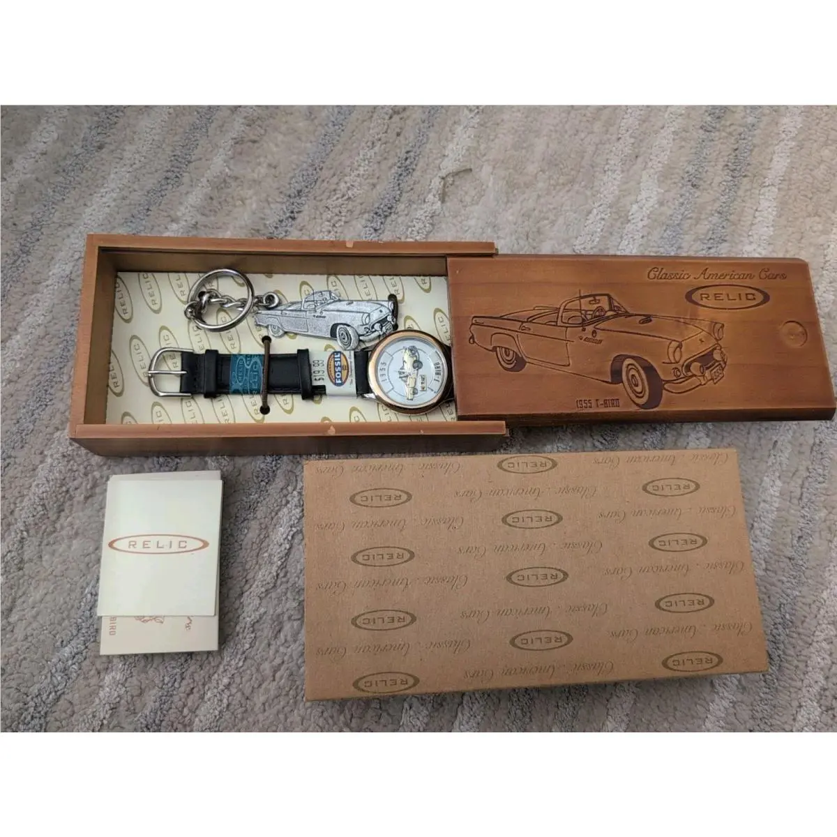 Relic by Fossil ZR-94705 1955 Ford T-bird Watch Keycha
