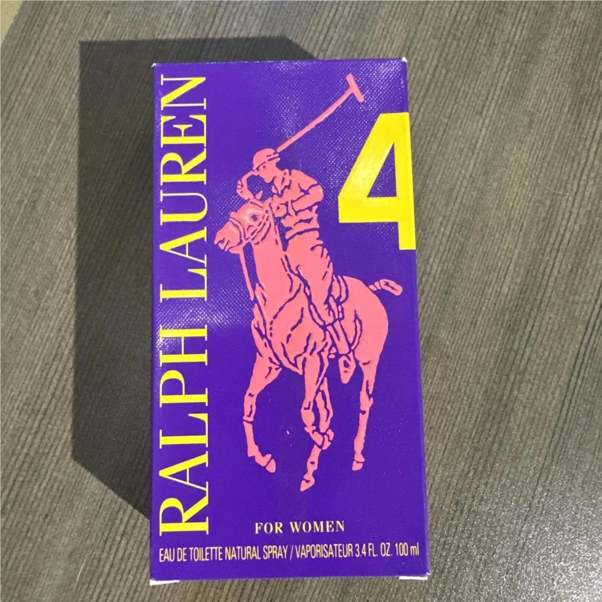 Polo Big Pony 4 Ralph Lauren Purple 3.4 OZ/100 Ml. . Htf