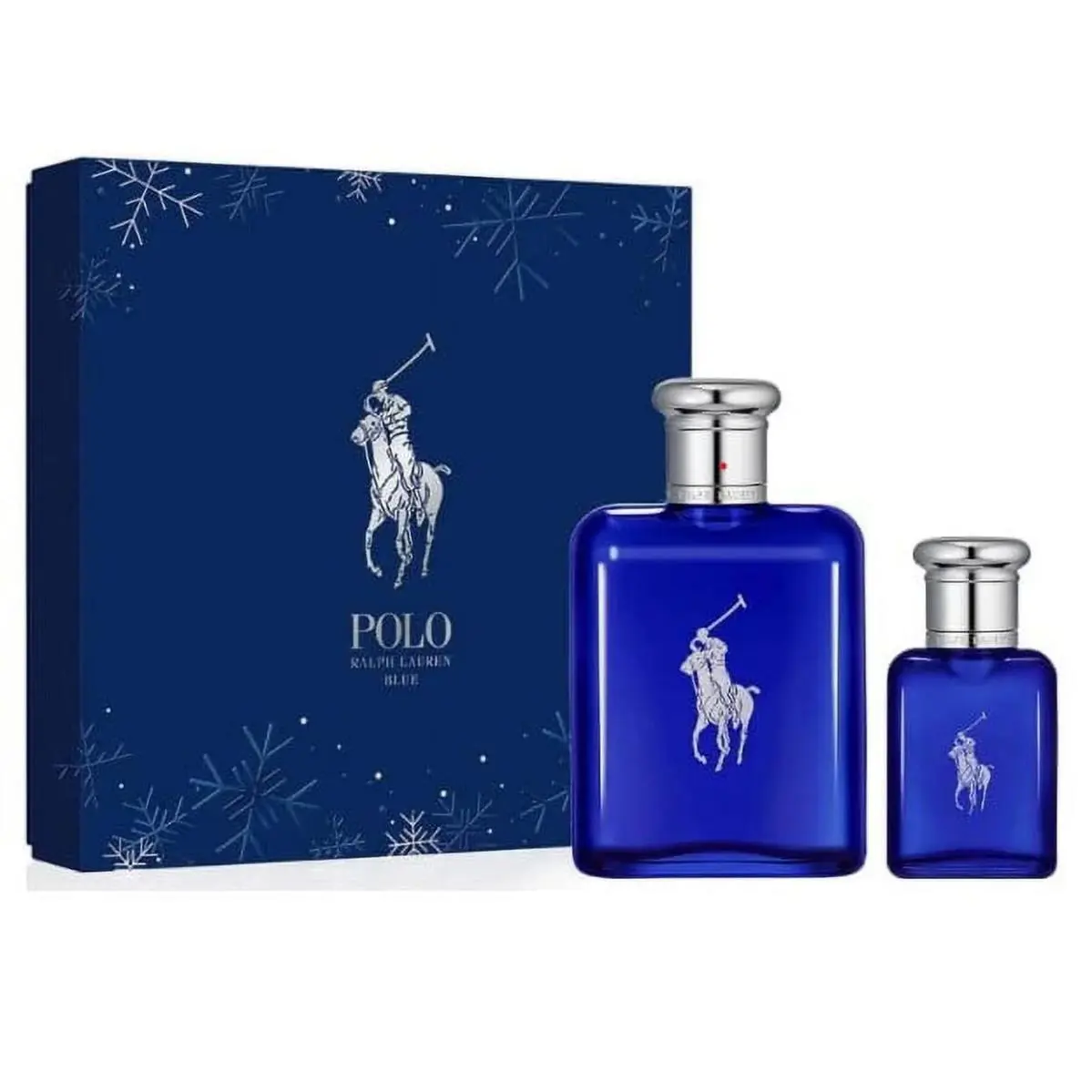 Ralph Lauren Polo Blue 2 PC Gift Set Men - 4.2 OZ Edt + 1.35 OZ Edt Spray
