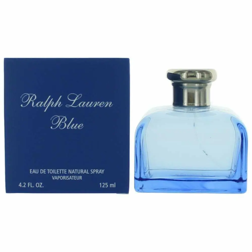 Ralph Lauren Blue Perfume 4.2 oz 125 ml Edt Eau De Toilette Spray Box