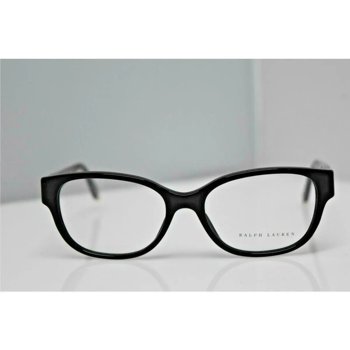 Ralph Lauren Optical Black Vintage Silver Italy 52-16-140 Eyeglasses