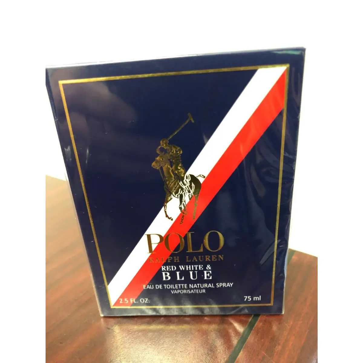 Polo Red White Blue For Men by Ralph Lauren 2.5 FL oz / 75 ML Edt Spray
