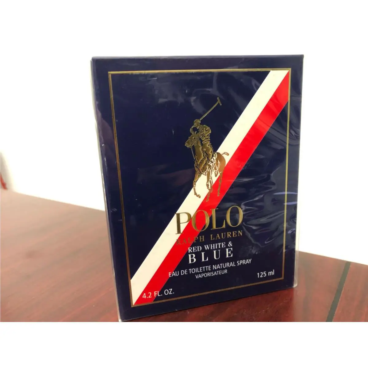 Polo Red White Blue For Men by Ralph Lauren 4.2 oz / 125 ML Edt Spray