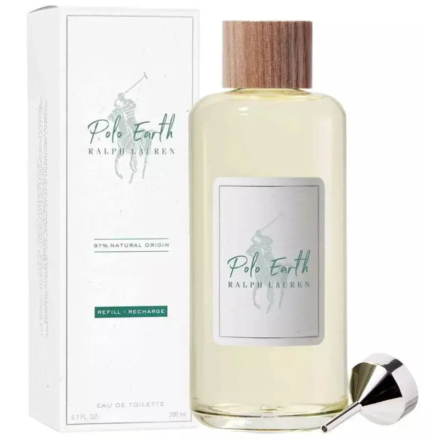 Ralph Lauren Polo Earth Eau de Toilette Cologne Refill Recharge 6.7oz 200ml