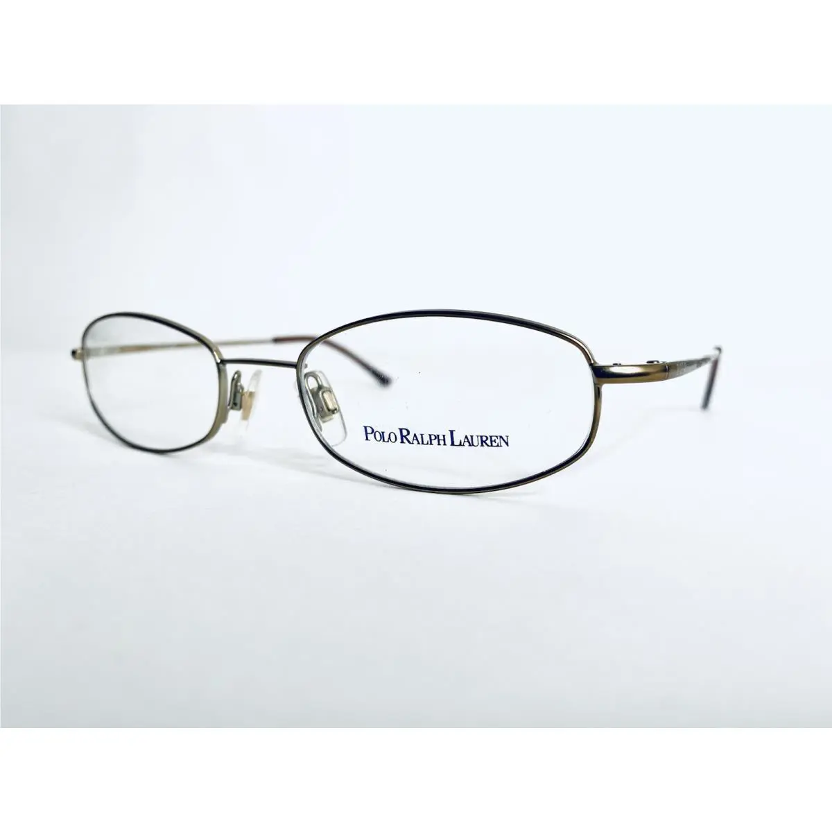 Polo Ralph Lauren Gold Metal Oval Rectangular Glasses 9012 50 19 140