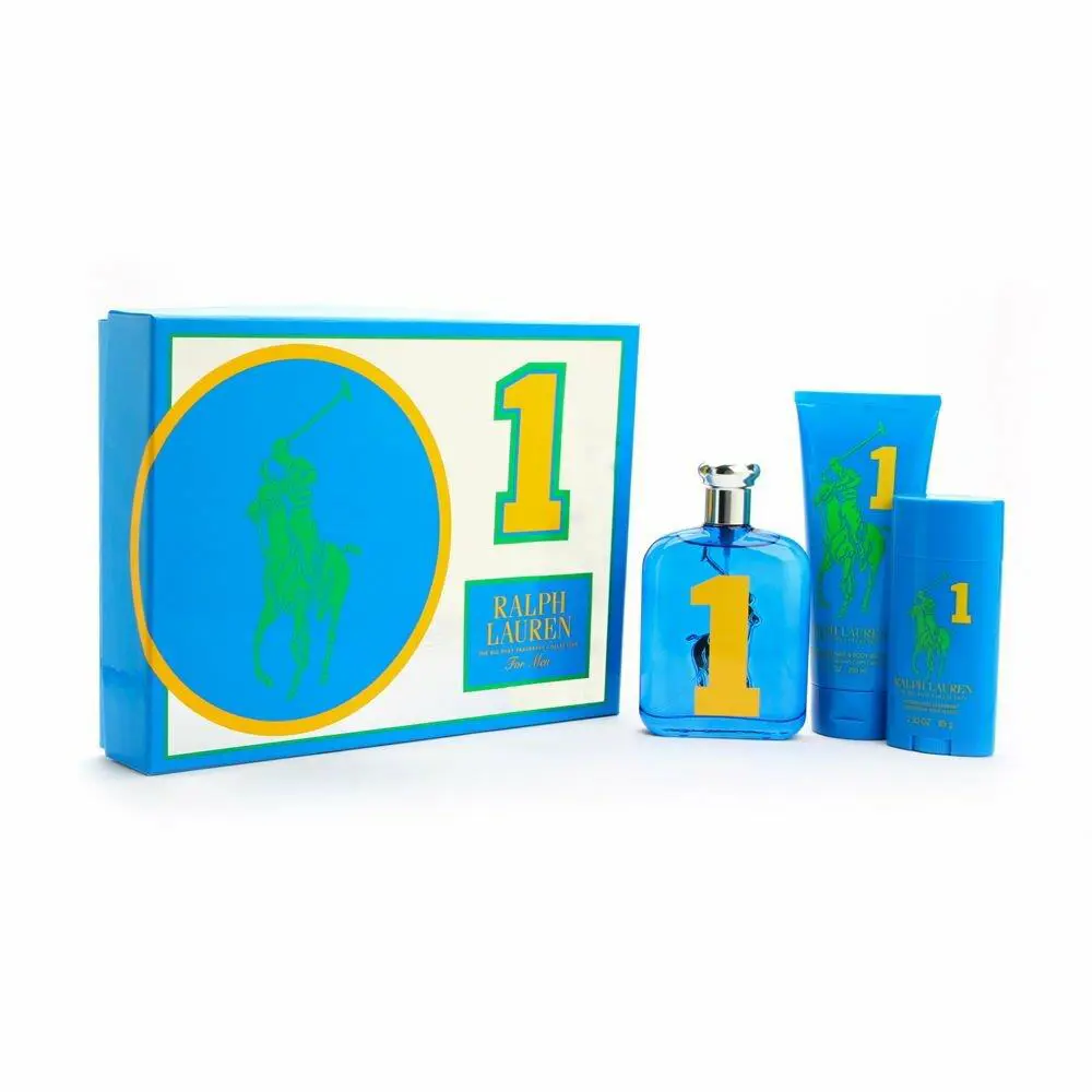 Ralph Lauren The Big Pony No.1 Fragrance Collection 3 Piece Set For Men Rare