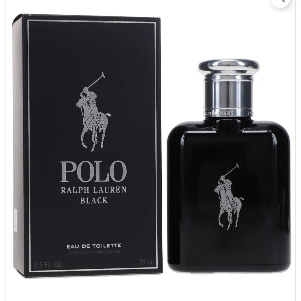 Polo Black Cologne Perfume Ralph Lauren 2.5 Oz 75 ml Edt Spray Men Box