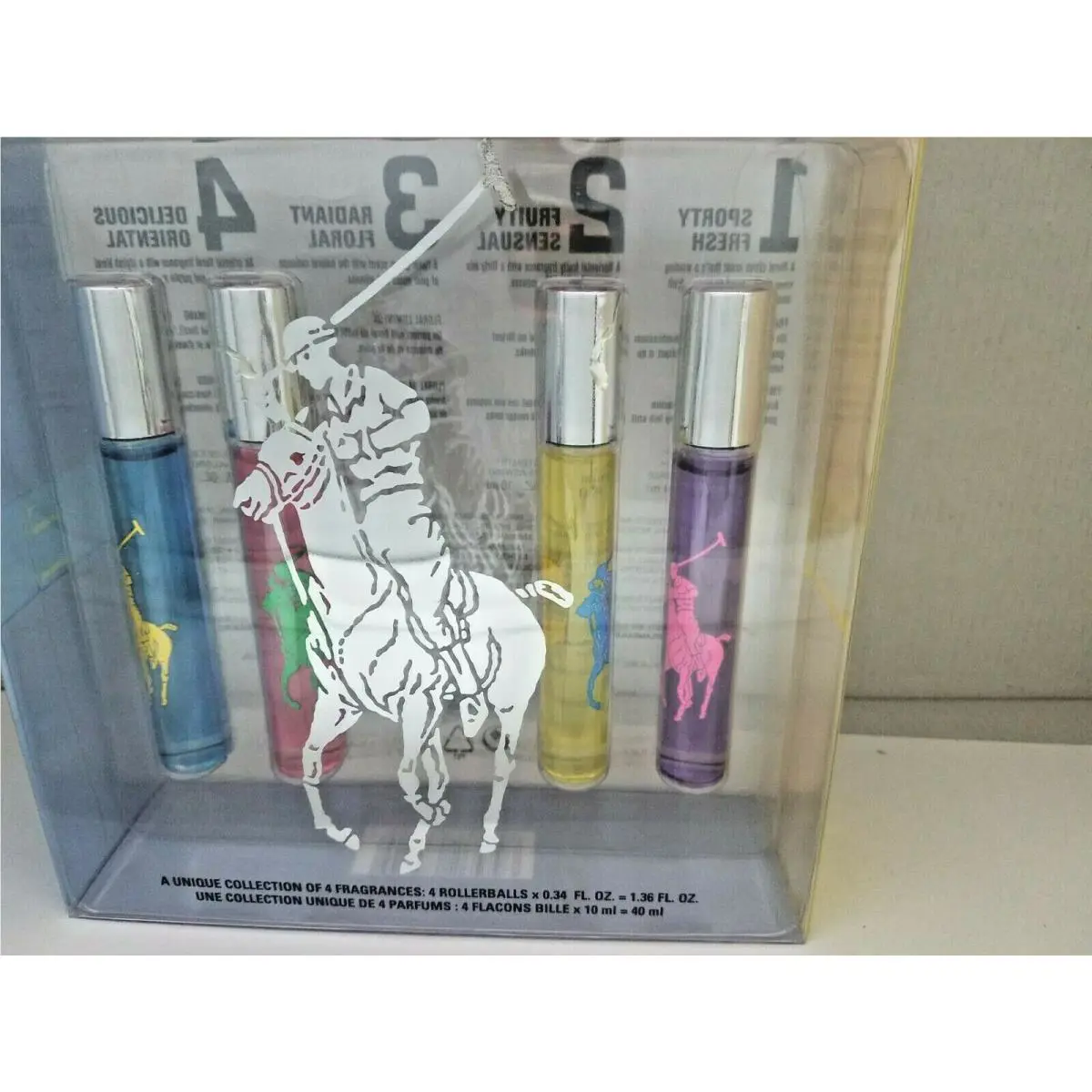 Big Pony By Ralph Lauren 4 PC Set Women`s 0.34 oz 1 2 3 4 Edt See Description