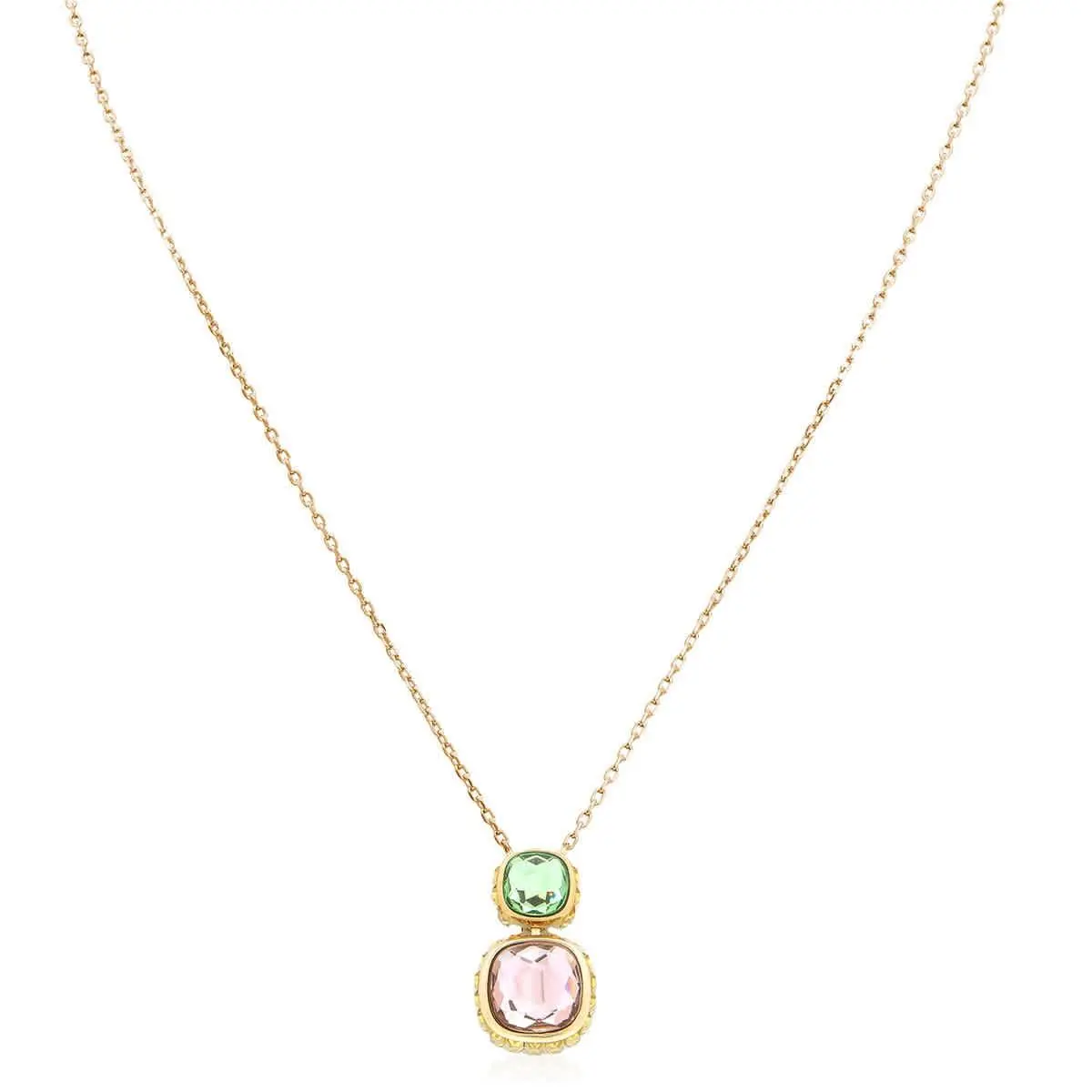 Chroma Cushion Cut Pendant Necklace by Swarovski
