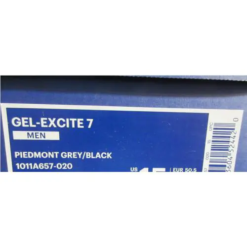Asics shoes - GEL EXCITE 7 - GEL EXCITE - 1011A657-020 - Grey/Black 6